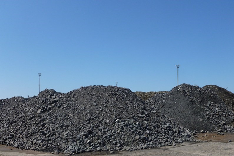 Ferrochrome Oversupplied, Image showing Chrome ore stockpiles