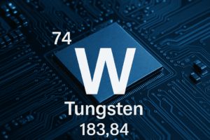 Tungsten element over semiconductors