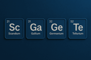 Scandium, Gallium, Germanium, Tellurium