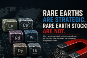 RARE EARTHS ARE STRATEGIC. RARE EARTH STOCKS ARE NOT!